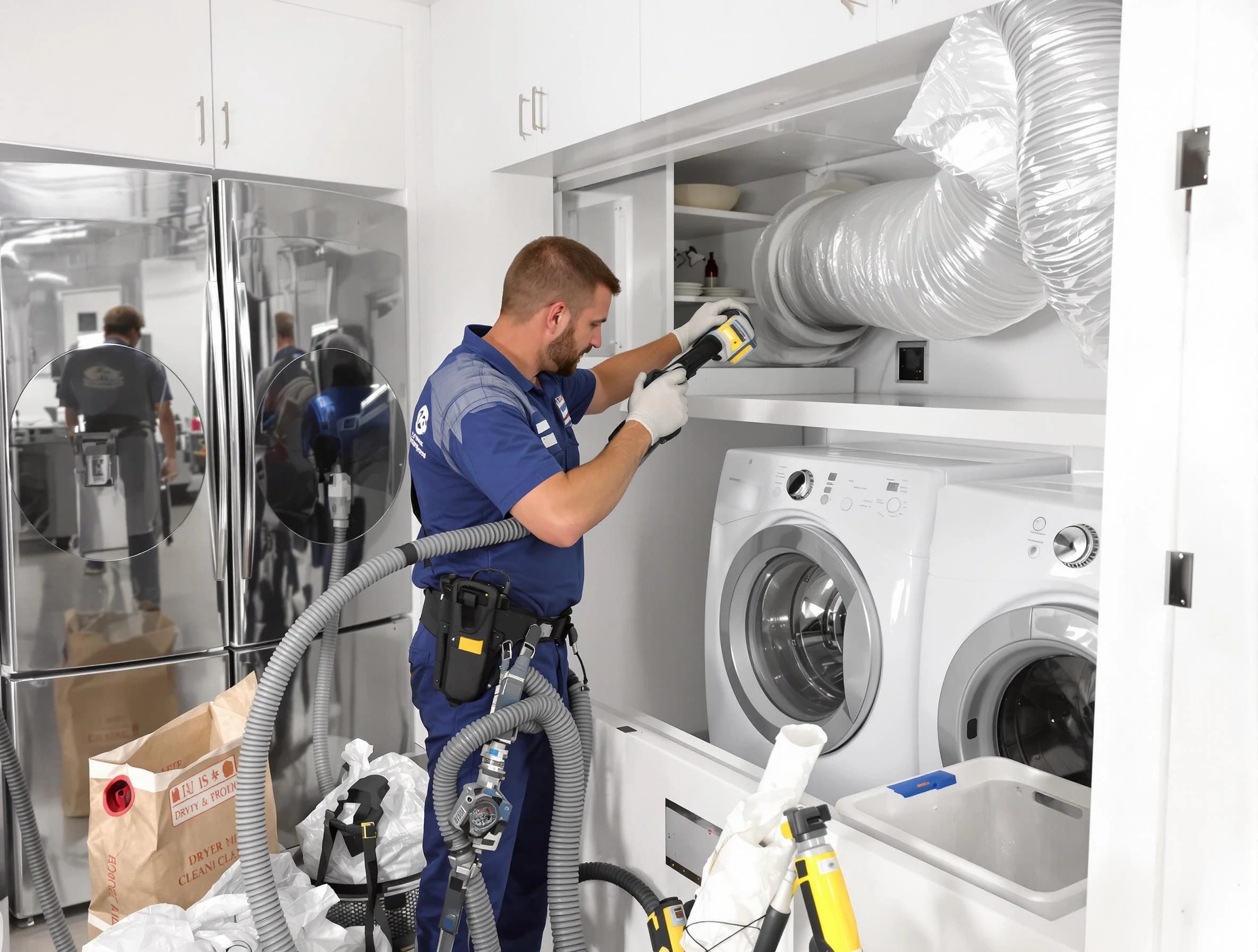 Professional duct cleaning by Hopewell Dryer Vent Cleaning in Hopewell