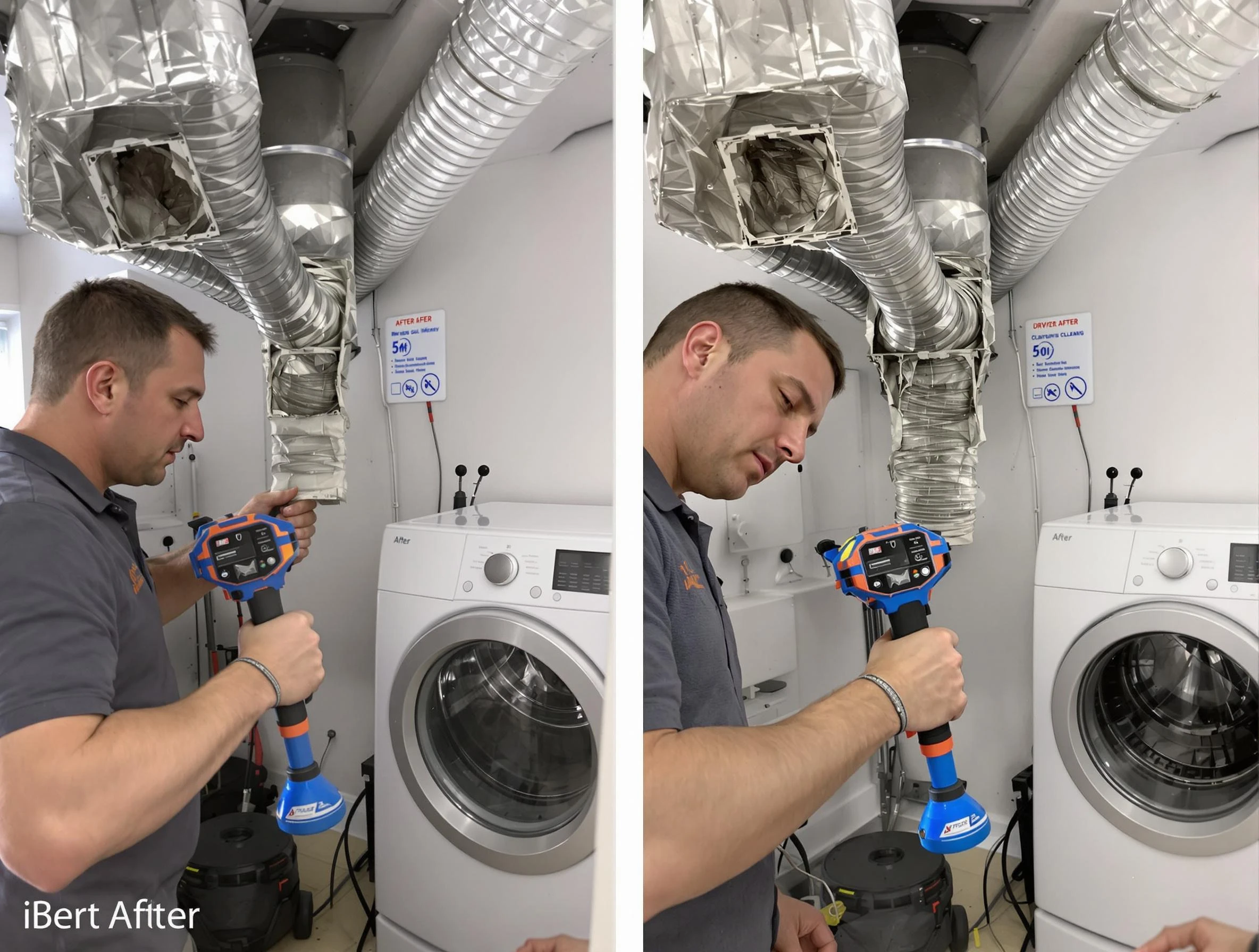 Professional clogged vent cleaning by Hopewell Dryer Vent Cleaning in Hopewell