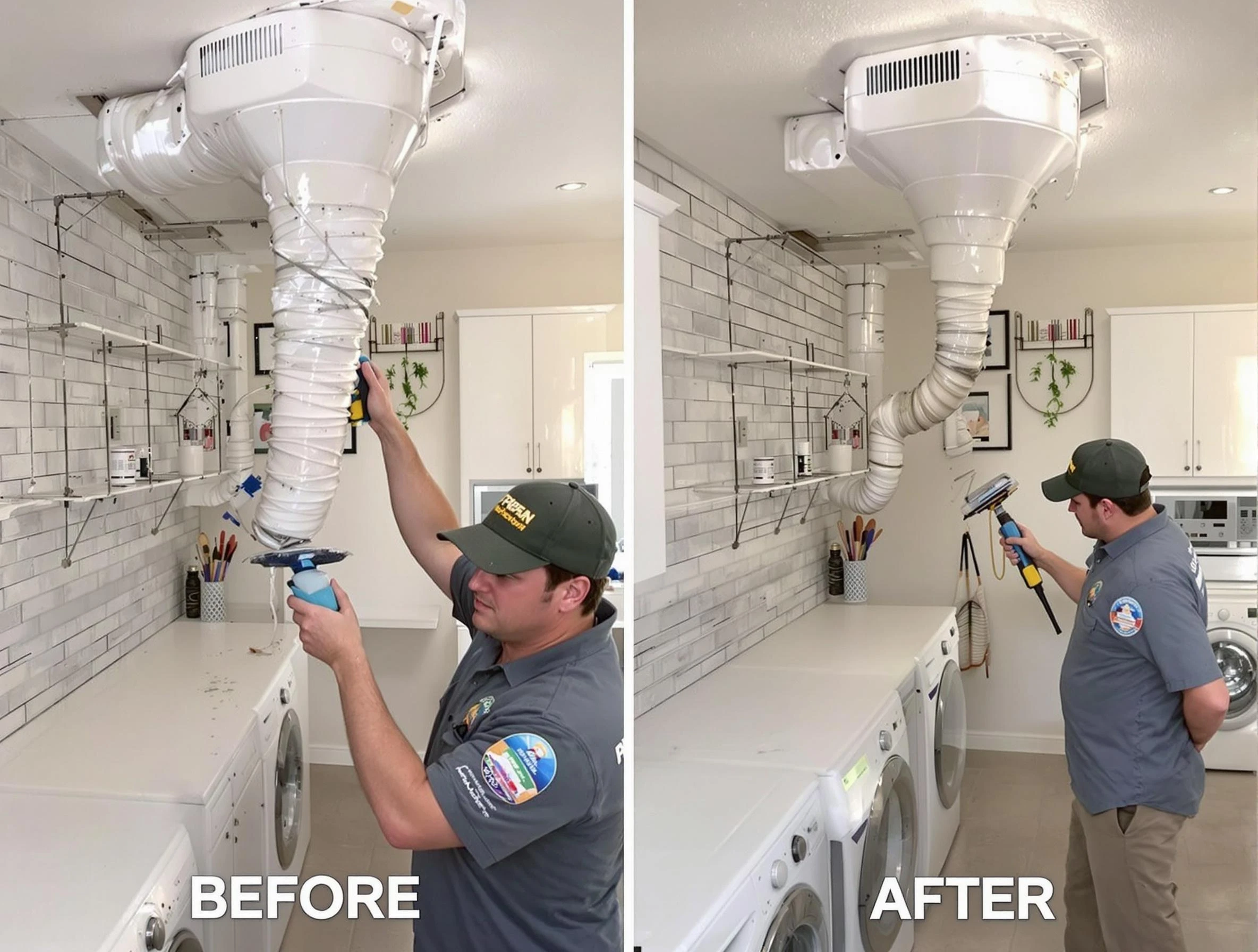 Professional dryer exhaust vent cleaning by Hopewell Dryer Vent Cleaning in Hopewell