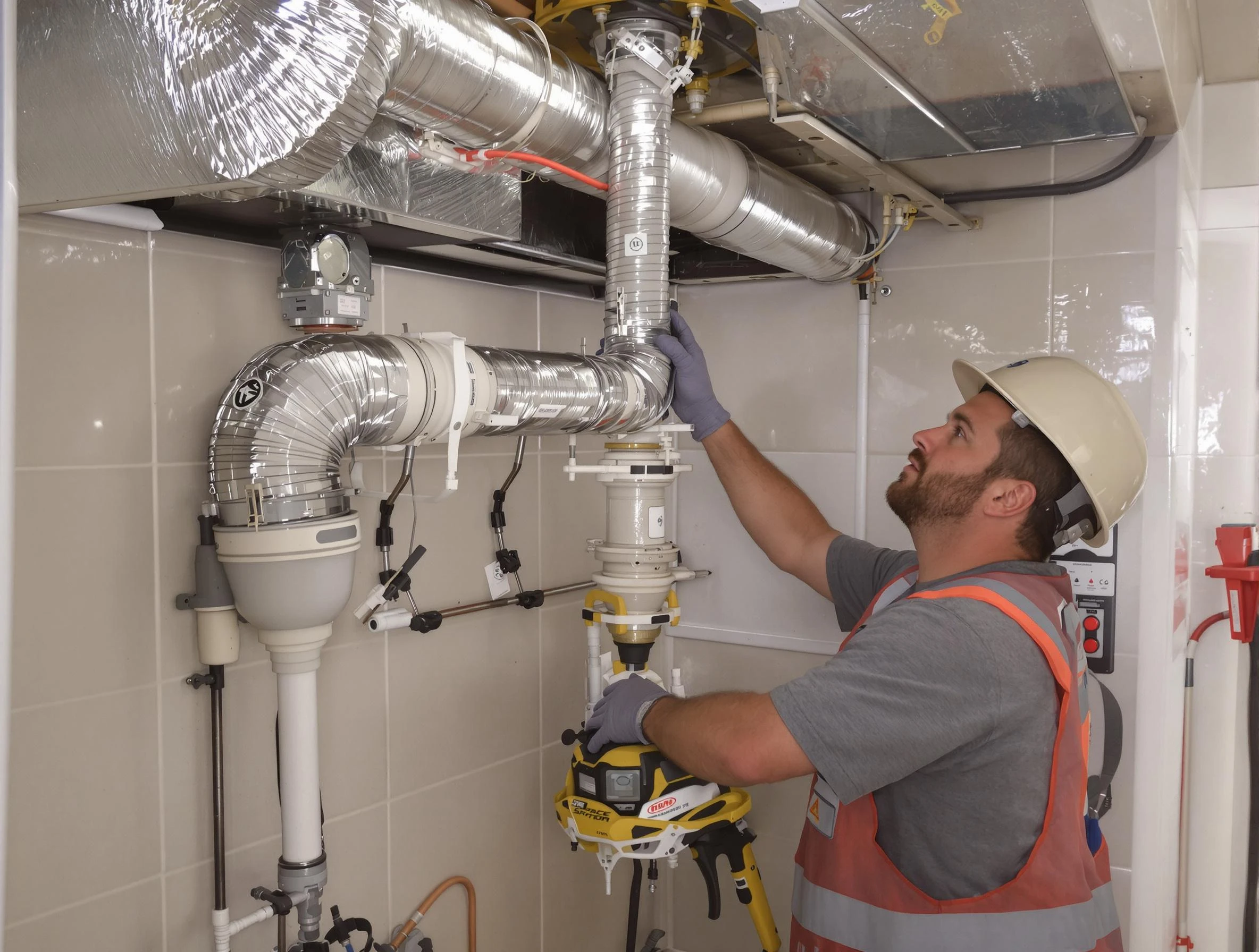 Hopewell Dryer Vent Cleaning expert performing professional dryer vent repair and installation in Hopewell